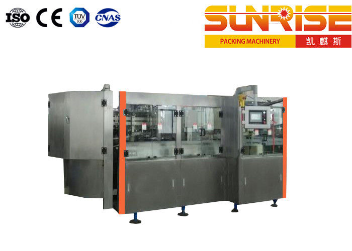 Filling Sealing Carbonated Fruit Juice Packing Machine 500CPM For CSD