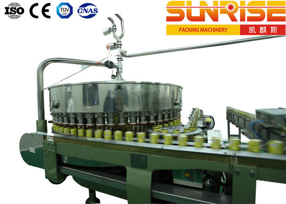 Automatic 330ml Cans Filling Machine For Tea Beverage