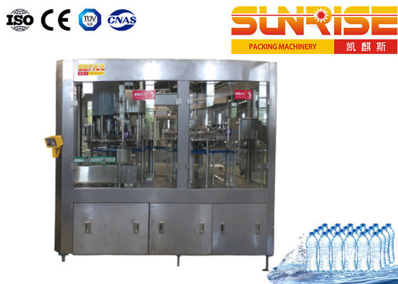 24000BPH Water Filling Line , SUS304 Mineral Water Bottling Machine