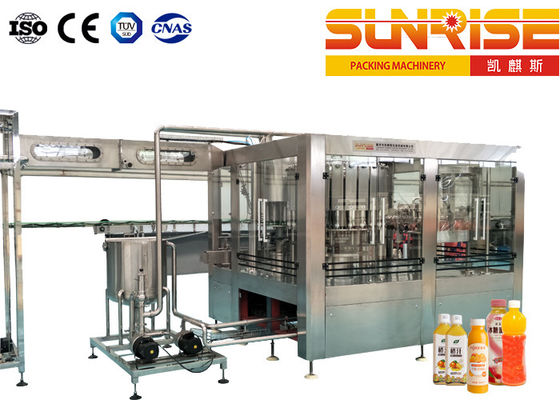 1500ml Hot Fill Bottling Machine Washing Capping For Fruit Juice