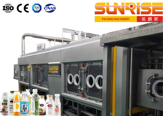 250ml Aseptic Filling Line , Tea Bottle Aseptic Cold Filling Machine