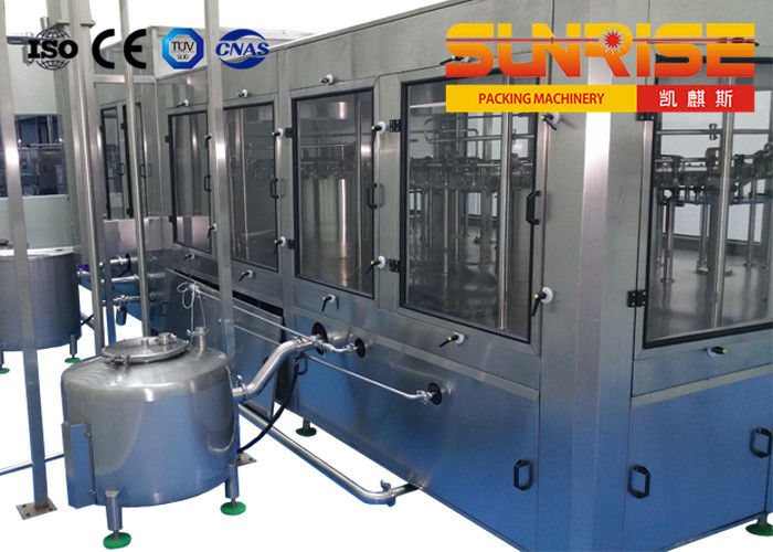 24000BPH Ultra Clean Filling Machine , Five In One PET Bottle Packing Machine
