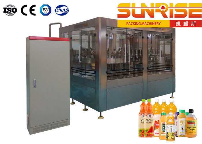 Glass Bottles Energy Drink Filling Machine , 7000 BPH Juice Bottling Machine