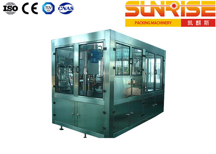 SUNRISE Carbonated Drink Filling Machine , Aluminum Canning Equipment 60 Cans/Min