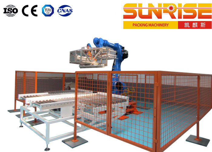 Palletizer Robot Automatic Secondary Packaging System , SUNRISE Automatic Stacking Machine