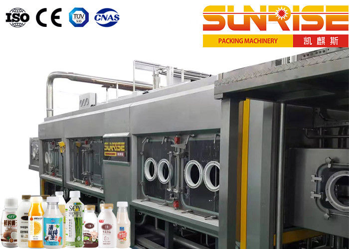 250ml Aseptic Filling Line , Tea Bottle Aseptic Cold Filling Machine