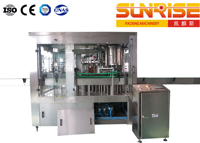 330ml Glass Bottle Filling Line , Soda Bottle Packing Machine