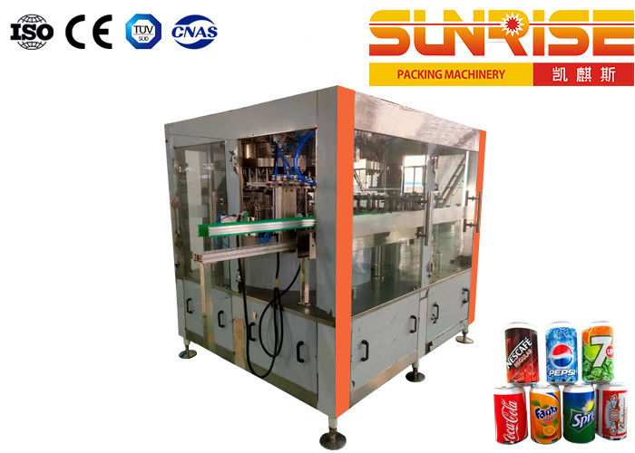 SUNRISE Carbonated Drinks Production Line , Can Filling Line 600C/M