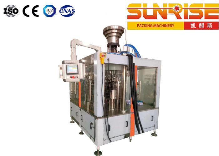 Filling Sealing Carbonated Fruit Juice Packing Machine 500CPM For CSD